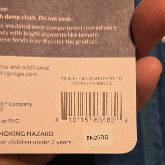 Navy Men's Backpack - Picture 5 of 5